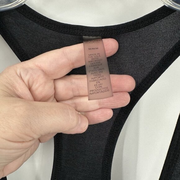 BEYOND YOGA featherweight hang loose jumpsuit black racerback sleep lounge M - Picture 9 of 10